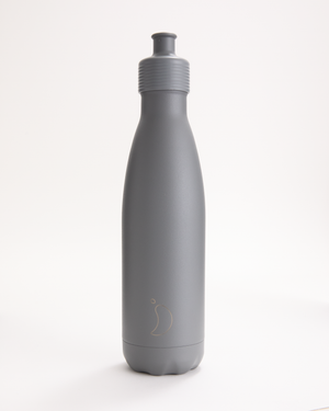 Grey Sports Water Bottle