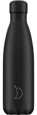 Chilly's Bottles Monochrome All Black | Reusable Water Bottles