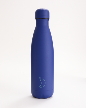 Matte Blue Water Bottle