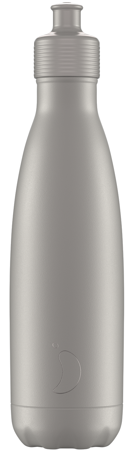 Grey Sports Water Bottle