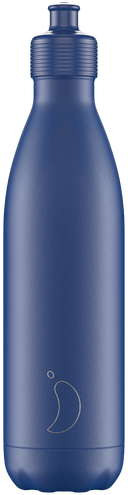 Matte Blue Sports Water Bottle