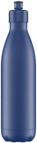 Matte Blue Sports Water Bottle