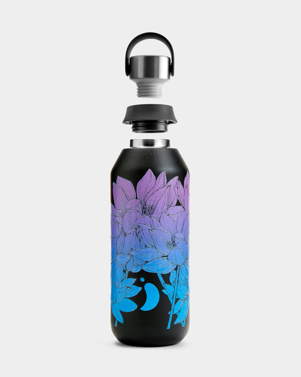 Midnight Lotus Water Bottle