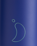 Matte Blue Sports Water Bottle