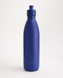 Matte Blue Sports Water Bottle