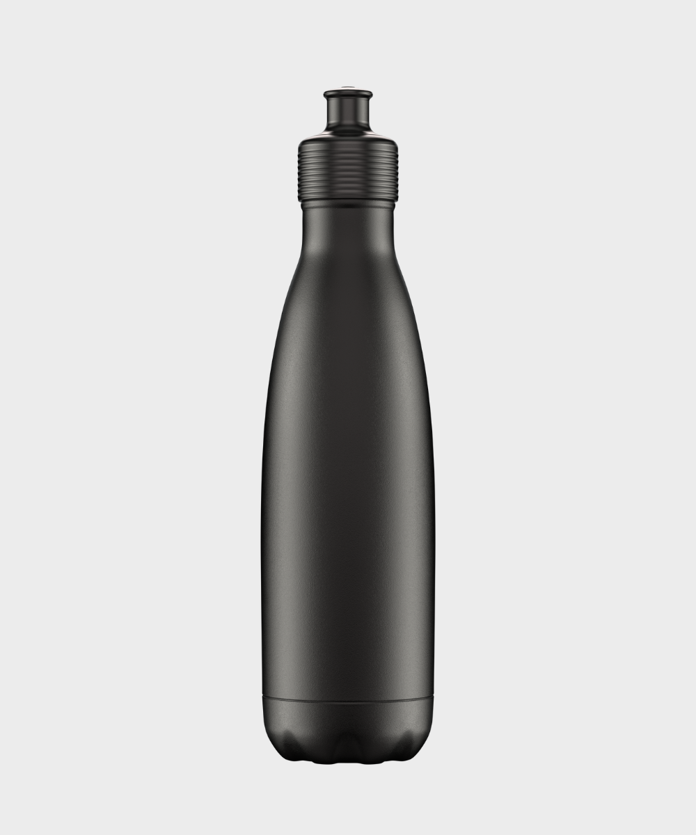 Black Sports Water Bottle