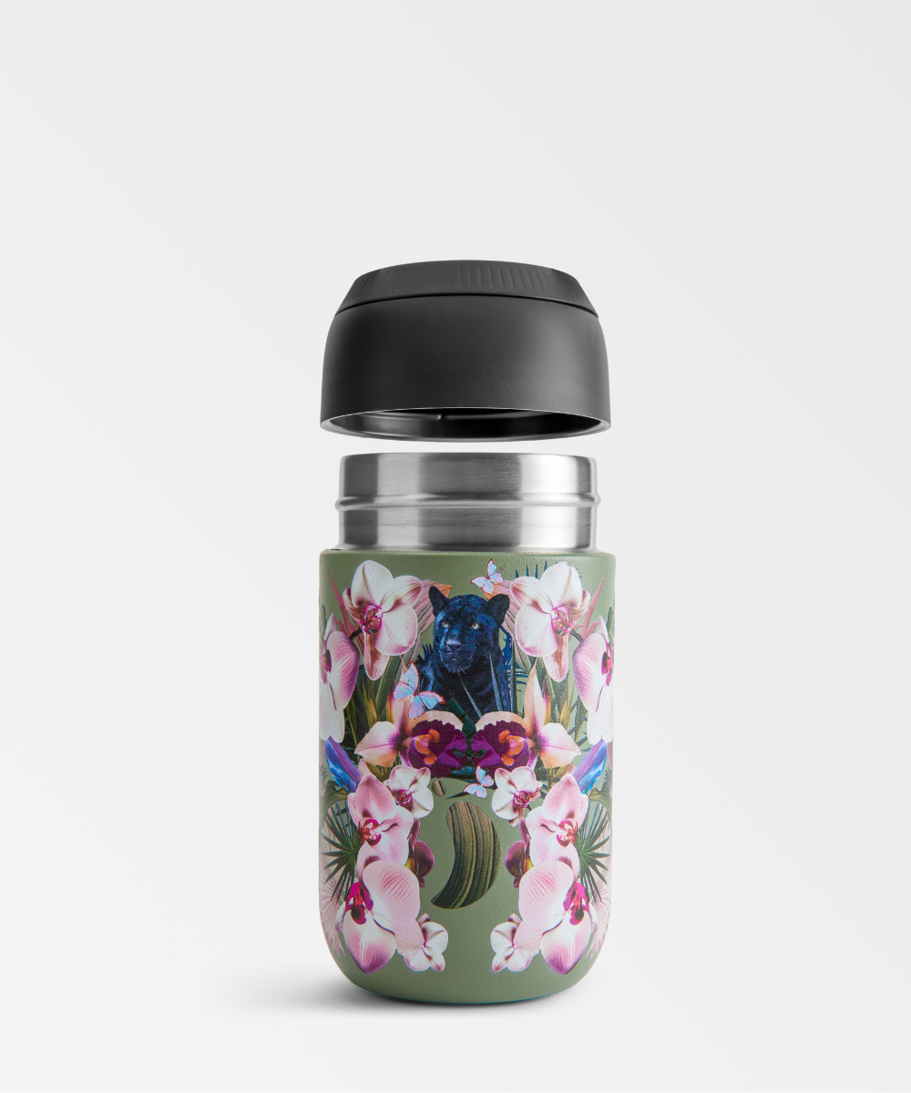 Orchid Panther Coffee Cup