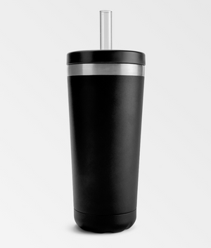 Black Straw Coffee Cup