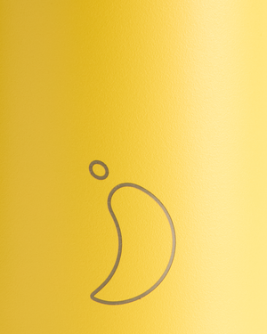 Matte Burnt Yellow Water Bottle