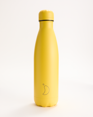 Matte Burnt Yellow Water Bottle