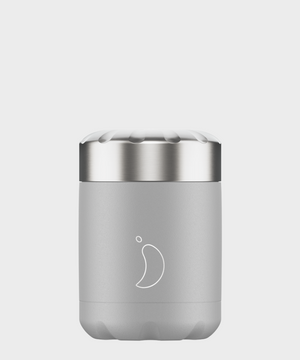 Mono Light Grey Food Pot